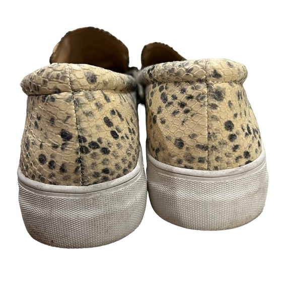 Vince Camuto 9 Leather Snake Print Slip On Platform Sneakers - Picture 5 of 8